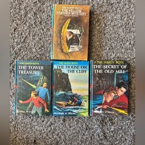 4  Hardy Boys mystery series used condition 1959-1971